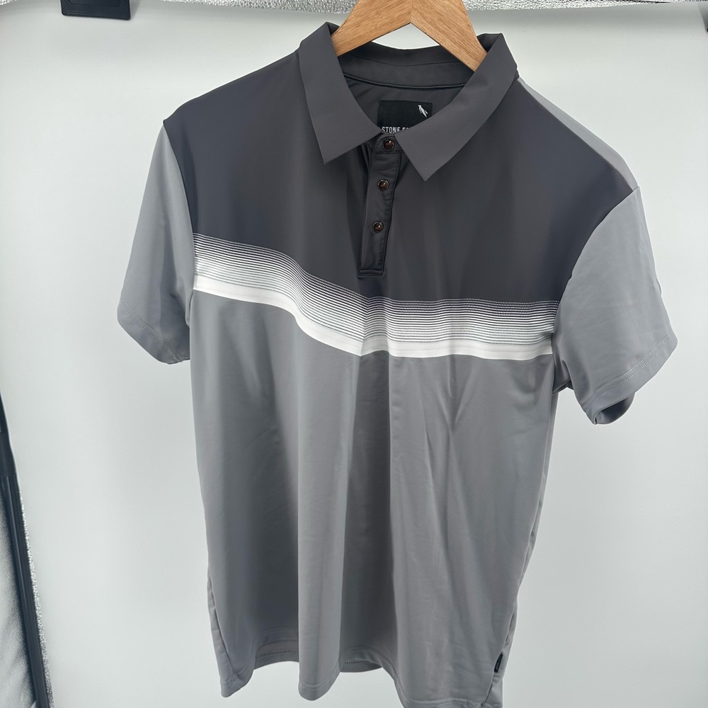 Stylish Gray Polo Shirt